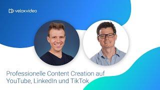 velox video | Professionelle Content Creation auf YouTube, LinkedIn und TikTok