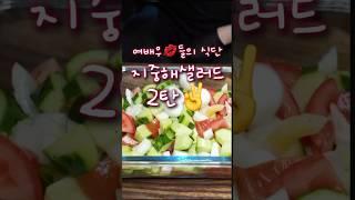 여배우 식단! 지중해 살 빠지는 여름 샐러드2탄이렇게 드세요 지중해 바람에 내가 클레오파트라  #지중해샐러드 #쉬라즈샐러드 #샐러드레시피 #다이어트식단 #저탄