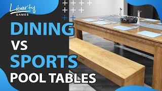 Pool Dining Tables - What is a Pool Diner, How is it Different To a Regular Pool Table?