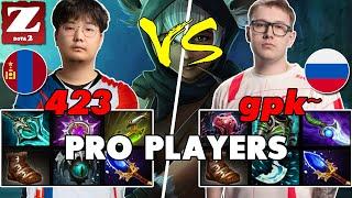 423 (MEEPO) Carry vs gpk (PANGOLIER) Mid - Battle Of Pro Dota 2 Players - Z Dota 2 Channel