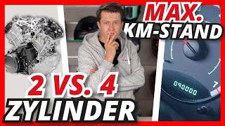 2- vs. 4-Zylinder - was ist die beste Motorbauform, Maximaler KM-Stand Gebrauchtkauf #FragMarc