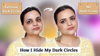 My Current Routine to Hide My Dark Circles Flawlessly || Without colour corrector