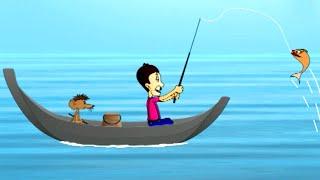 Akiti Maman's fishing | Malayalam Cartoon For Children | Malayalam Kids Cartoon