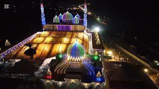 Wadi Aziz Sharif urs 2024|Amazing Night view #Drone Footage Birds eyes view |