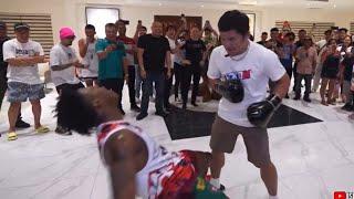 IShowSpeed Gets Knocked Down By Manny Pacquiao