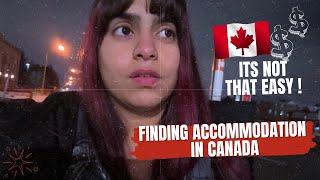 Finding new Accommodation in Canada | winter vlog | Yourbossgirl