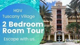 Hilton Grand Vacations Tuscany Village 2 Bedroom Room Tour