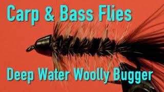 Carp & Bass Flies: the Deep Water Woolly Bugger (for sheephead too)