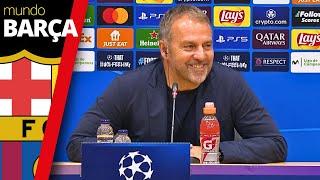 HANSI FLICK en RUEDA DE PRENSA tras la victoria del Barça 4-1 sobre el Bayern | Champions League