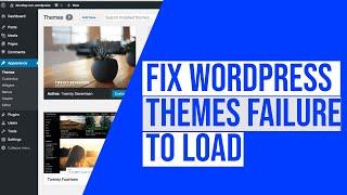 How To Solve Wordpress Theme Page  Error || Fix Unable to add themes in Wordpress (2023)