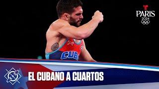 Luis Orta, de Cuba, accedió a los cuartos de final en lucha | Juegos Olímpicos París 2024