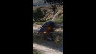 LC 200 MODIFIED CROSSING THE RIVER| DRIVING UNDERWATER| OFFROADING| GTA 5 MODS|SUBSCRIBE PLZ|#Shorts