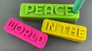 Peace In The World ASMR Kinetic sand ASMR Very Satisfying And Relaxing ASMR Sensory Experience
