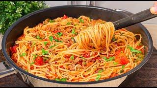 ️Ich habe dieses alte Spaghetti-Rezept von einem französischen Koch gelernt! Unglaublich lecker!