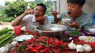 Gỏi Tôm Nhảy Tây Bắc l jumping shrimp salad