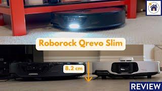 REVIEW Roborock Qrevo Slim Robot Vacuum and Mop Combo Only 3.2 Inches Tall with Auto Mop Washing