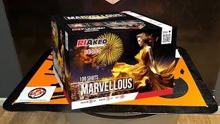 Marvellous : Riakeo Fireworks : 100 Shots : 30mm : 1984 Gram : Vuurwerkdemo Huisman