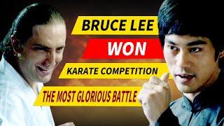 The most brilliant battle of Bruce leeBeing the American karate champion | The Legend of Bruce Lee