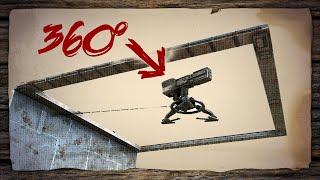 Floating Turrets on Giant Hatchframes | ARK