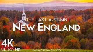 Autumn in New England 4K UHD - Enchanting Autumn, Relaxing music Along With Beautiful Nature Videos