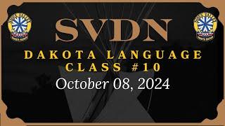 SVDN - Dakota Language Class 10