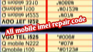 all keypad mobile imei change code | vgo tel nokia qmobile itel gfive imei change code