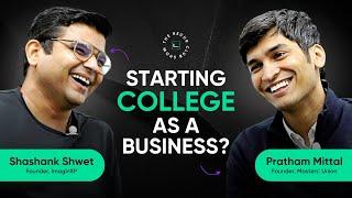 EP3 | How to Grow an Education Startup | Pratham Mittal, Masters Union | Shashank Shwet | Recur Club