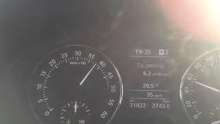 Skoda rapid 1.6 TDI разгон с 0-100.