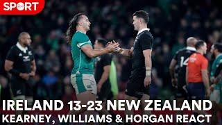 Ireland 13-23 New Zealand | Kearney, Williams & Horgan react