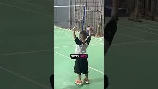 This 5 year old KID is badminton GENIUS  | Future LEE CHONG WEI #shorts #badminton #leechongwei