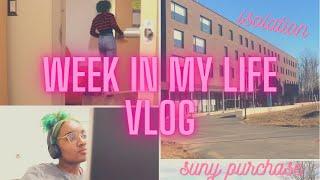 SUNY Purchase College - Week in my life vlog (isolation) 2021