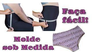 ️APRENDA HOJE - Faça molde de calcinha #sobmedida  #modelagem  #passoapasso