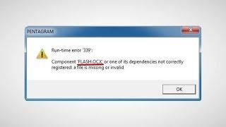 How to Fix Windows PC Error Flash.ocx