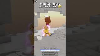 MAHITOS MOVES ARE SO FUNNY IN ROBLOX  #shorts #jujutsukaisen #jujutsushenanigans #mahito