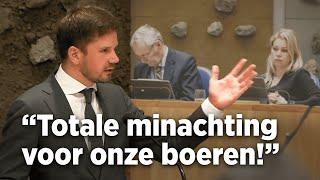 BBB-minister laat agrarische sector krimpen?! Van Meijeren (FVD) in Landbouwdebat