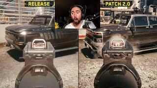 Cyberpunk 2077 Release vs Patch 2.0 | Asmongold Reacts