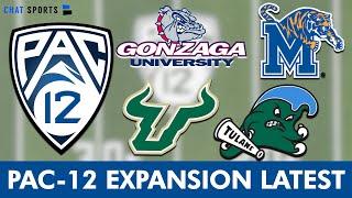  PAC-12 REJECTED By Memphis, Tulane & USF, Adds Gonzaga | College Football Conference Realignment