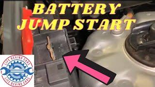 Mercedes Benz CLK Jump Start Battery Post Location Positive & Negative