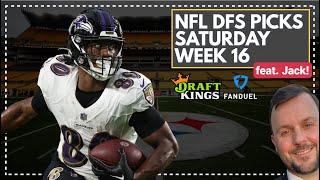 NFL DFS Picks for Saturday's 2 Games, Week 16: FanDuel & DraftKings Lineup Advice (& Showdown!)