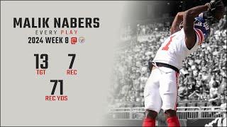 Malik Nabers Week 8 Replay: Every Target and Catch @ Pittsburgh Steelers