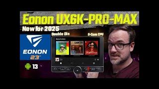 2025 FLAGSHIP Eonon UX6K-Pro-Max Android Car Head Unit - Excellent All-Round Double Din with Carplay