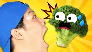 옴뇸뇸 바삭바삭 채소 까까  | 냠냠 채소송 |  Kids Songs | 아뜨와 아차