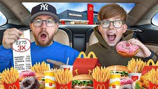 Ordering TRIPLE What The Person IN FRONT of us Orders!!