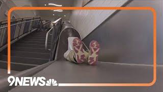 Forget the stairs, this Colorado elementary school has a slide