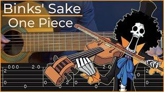 Binks' Sake - One Piece (Simple Guitar Tab)