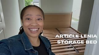 Article Storage Bed | Fitting a queen bed in small room