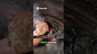 Roasting a lamb shank in Alaska #bushcraft #camping#outdooradventure#vlog#outdoors #cooking#explore