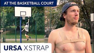 URSA X Straps (Part 2) - The LAV Mic & Transmitter Strap for Sports. Tested at The Basketball Court.