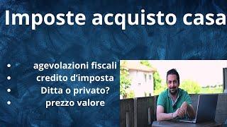 Quali imposte devo pagare quando compro casa?