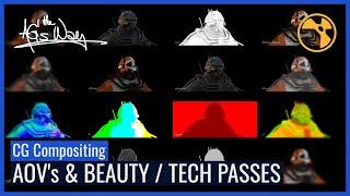 The AG's Way Nuke Compositing Course | Class 07-01 - CGC AOV's & Beauty/Tech Passes